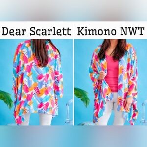 $9 DEAR SCARLETT KIMONO NWT